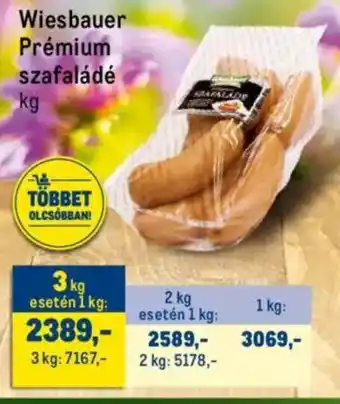 Metro Wiesbauer Prémium szafaládé ajánlat