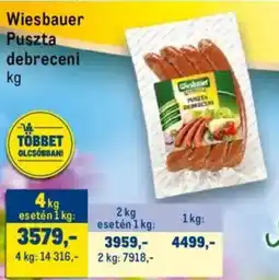 Metro Wiesbauer Puszta debreceni ajánlat