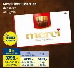 Metro Merci Finest Selection desszert ajánlat