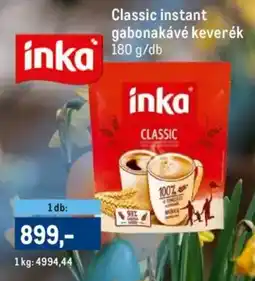 Metro Classic instant gabonakávé keverék ajánlat