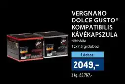 Metro Vergnano Dolce Gusto kompatibilis kávékapszula ajánlat