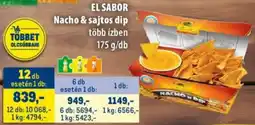 Metro EL SABOR Nacho & sajtos dip ajánlat