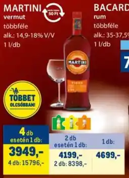 Metro MARTINI vermut ajánlat