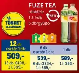 Metro Fuze Tea ajánlat