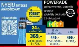 Metro Powerade szénsavmentes, izotóniás sportital ajánlat