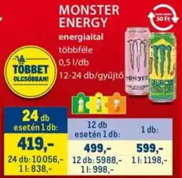 Metro Monster Energy energiaital ajánlat