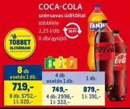 Metro Coca-Cola szénsavas üdítőital ajánlat