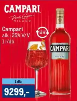 Metro Campari ajánlat
