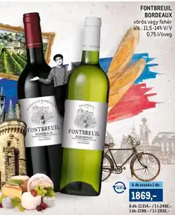 Metro Fontbreuil Bordeaux ajánlat