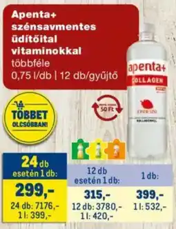 Metro Apenta+ szénsavmentes üdítőital vitaminokkal ajánlat