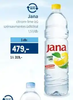 Metro Jana citrom-lime ízű szénsavmentes üdítőital ajánlat