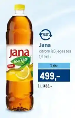 Metro Jana citrom izů jeges tea ajánlat