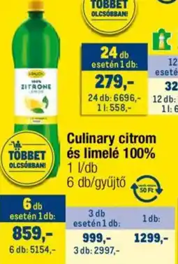 Metro Culinary citrom és limelé 100% ajánlat