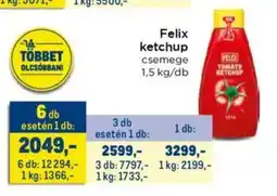 Metro Felix ketchup ajánlat