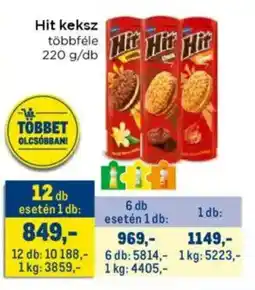 Metro Hit keksz ajánlat