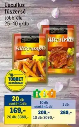 Metro Lucullus fűszersó ajánlat
