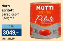 Metro Mutti aprított paradicsom ajánlat