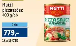Metro Mutti pizzaszósz ajánlat