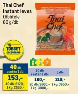 Metro Thai Chef instant leves ajánlat