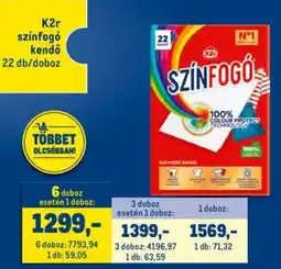 Metro K2r színfogó kendő ajánlat