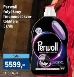 Metro Perwoll folyékony finommosószer ajánlat