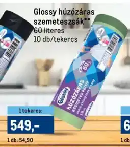 Metro Glossy húzózáras szemeteszsák ajánlat