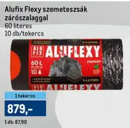 Metro Alufix flexy szemeteszsák zárószalaggal ajánlat