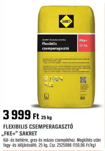 OBI Flexibilis csemperagasztó ,,fke+" sakret ajánlat