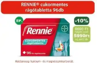 PatikaPlus Rennie cukormentes rágótabletta ajánlat