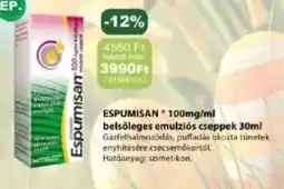 PatikaPlus Espumisan belsőleges emulziós cseppek ajánlat