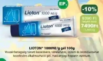 PatikaPlus Lioton gél ajánlat