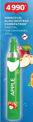 Auchan Sodaco CO2 Alma Ízesítésű Cserepatron ajánlat