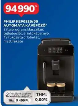 Auchan PHILIPS EP0820/00 Automata Kávéfőző ajánlat
