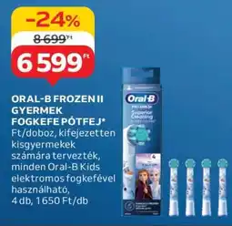Auchan ORAL-B FROZEN II GYERMEK FOGKEFE PÓTFEJ ajánlat