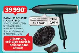 Auchan BABYLISS D6555DE HAJSZÁRÍTÓ ajánlat