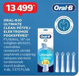 Auchan Oral-B iO Ultimate Clean Pótfej Elektromos Fogkeféhez ajánlat