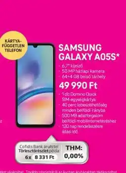 Auchan Samsung Galaxy A05S ajánlat