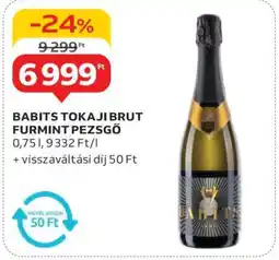 Auchan BABITS TOKAJI BRUT FURMINT PEZSGŐ ajánlat