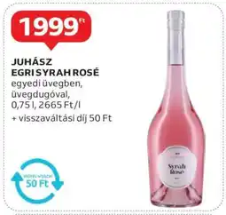 Auchan JUHÁSZ EGRI SYRAH ROSÉ ajánlat