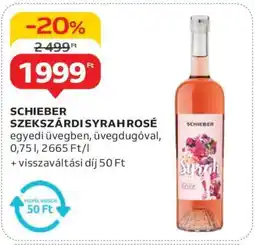 Auchan SCHIEBER SZEKSZÁRDI SYRAH ROSÉ ajánlat