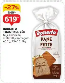 Auchan ROBERTO TOAST KENYÉR ajánlat