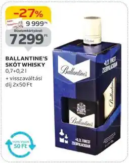 Auchan Ballantine's Skót Whisky ajánlat