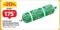 Auchan Kisteleki Metélőhagymás Ömlesztett Sajt ajánlat