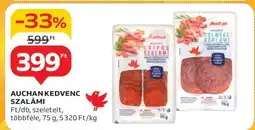 Auchan Auchan Kedvenc Szalámi ajánlat