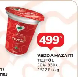 Auchan VEDD A HAZAIT! TEJFÖL ajánlat