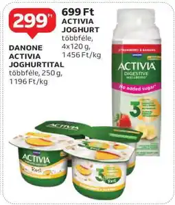 Auchan Danone Activia Joghurtital ajánlat