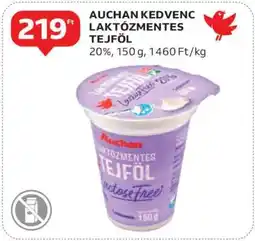 Auchan Auchan Kedvenc Laktózmentes Tejföl ajánlat