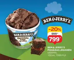 Auchan Ben & Jerry's Poharas Jégkrém ajánlat