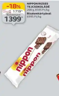 Auchan NIPPON RIZSES TEJCSOKOLÁDÉ ajánlat