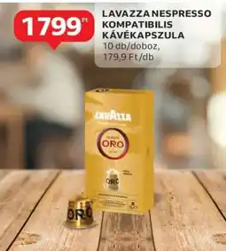Auchan Lavazza Nespresso Kompatibilis Kávékapszula ajánlat